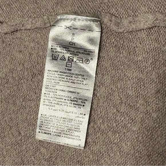 Old Navy Light Tan Open Front Cardigan - Picture 7 of 8